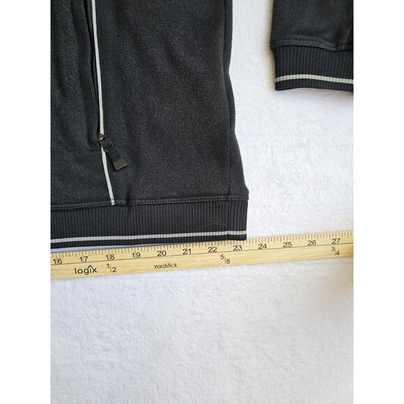 Mens Adidas Black Full Zip Jacket Size Xl With Fiddlers Elbow Embroidery - Picture 11 of 16